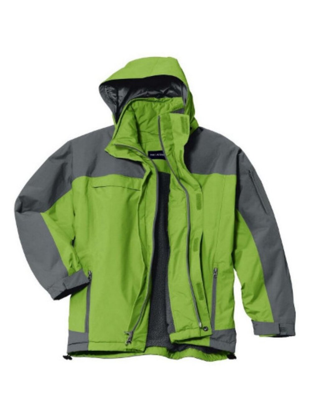 Port Authority J792 Men's Nootka Jacket - Bright Pistachio/Graphite